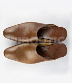 Babouche en cuir pour homme