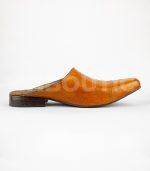 Babouche en cuir pour homme